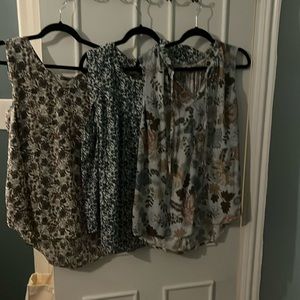 Loft plus size blouse bundle
